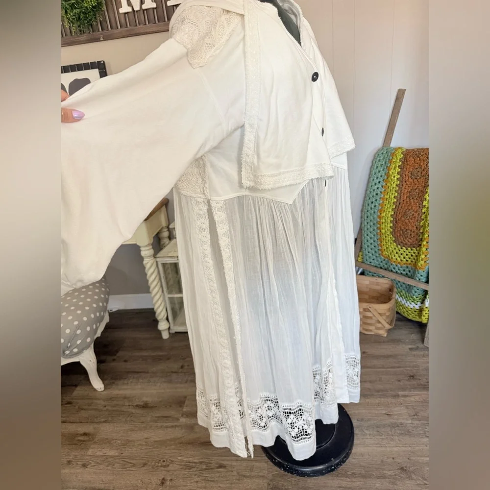 Free People • Float On Duster Hooded Cardigan
